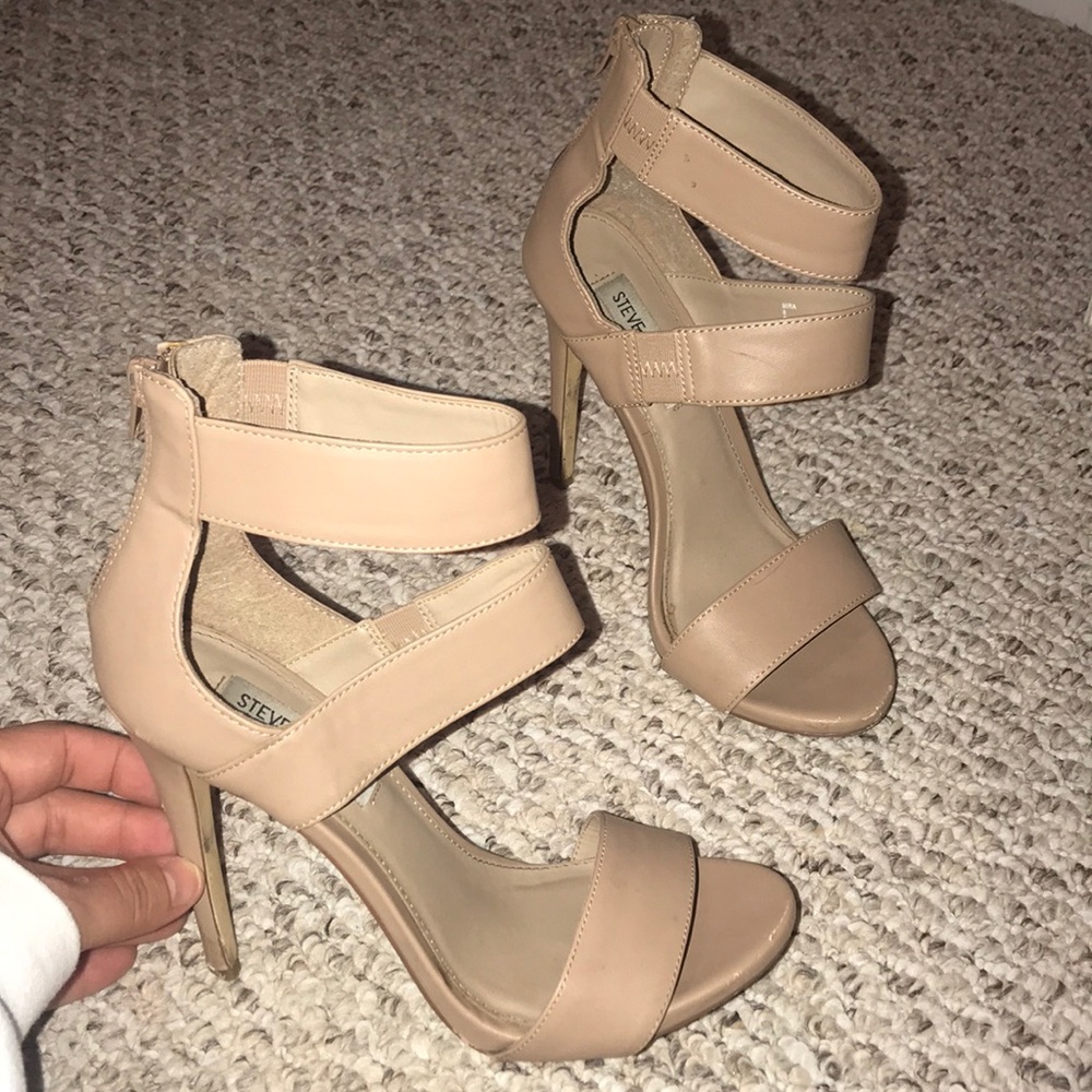Steve Madden High Heels Tan Size 8